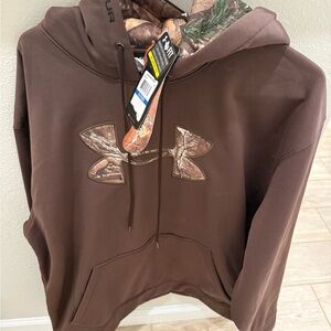 Under Armor Brown Camo Hoodie